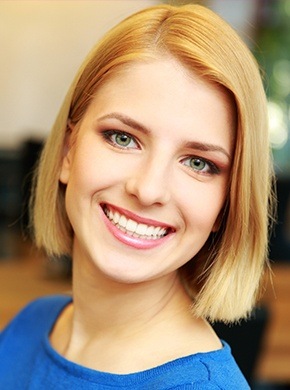 Woman with healthy smile