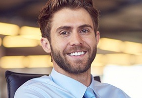 Young man with healthy smile