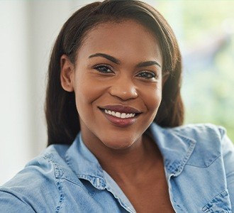 Woman with gorgeous smile