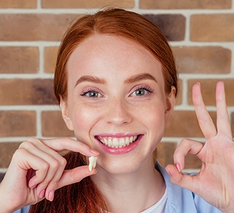 Patient in Manchester smiling comfortably after wisdom tooth extraction 
